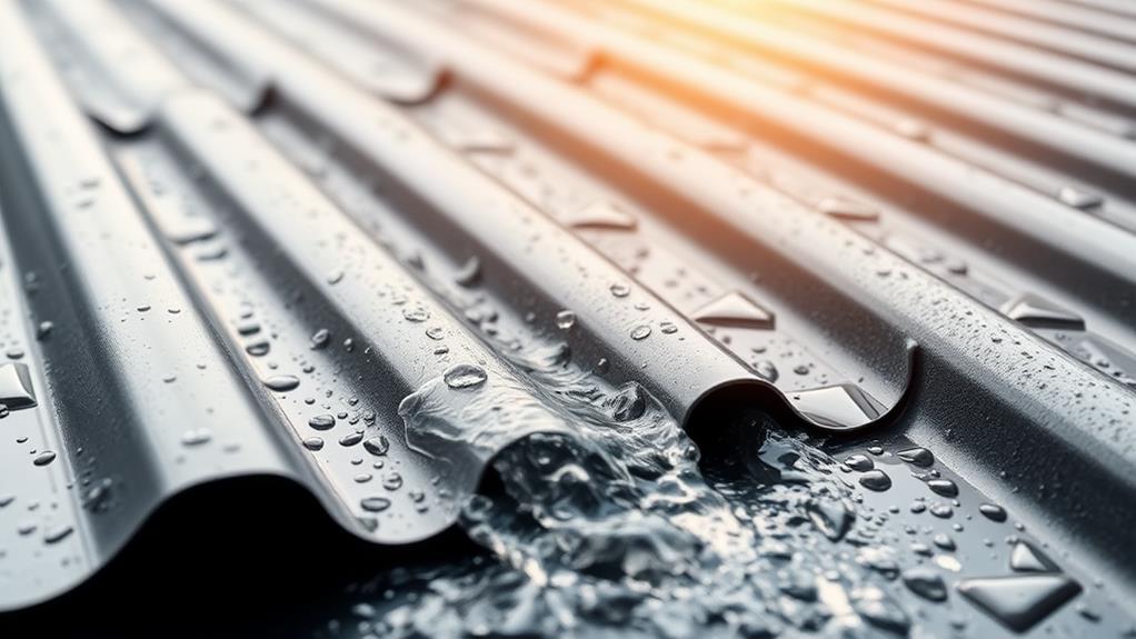 roof drainage system installation