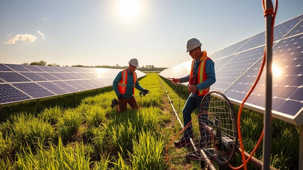 solar earthing system testing